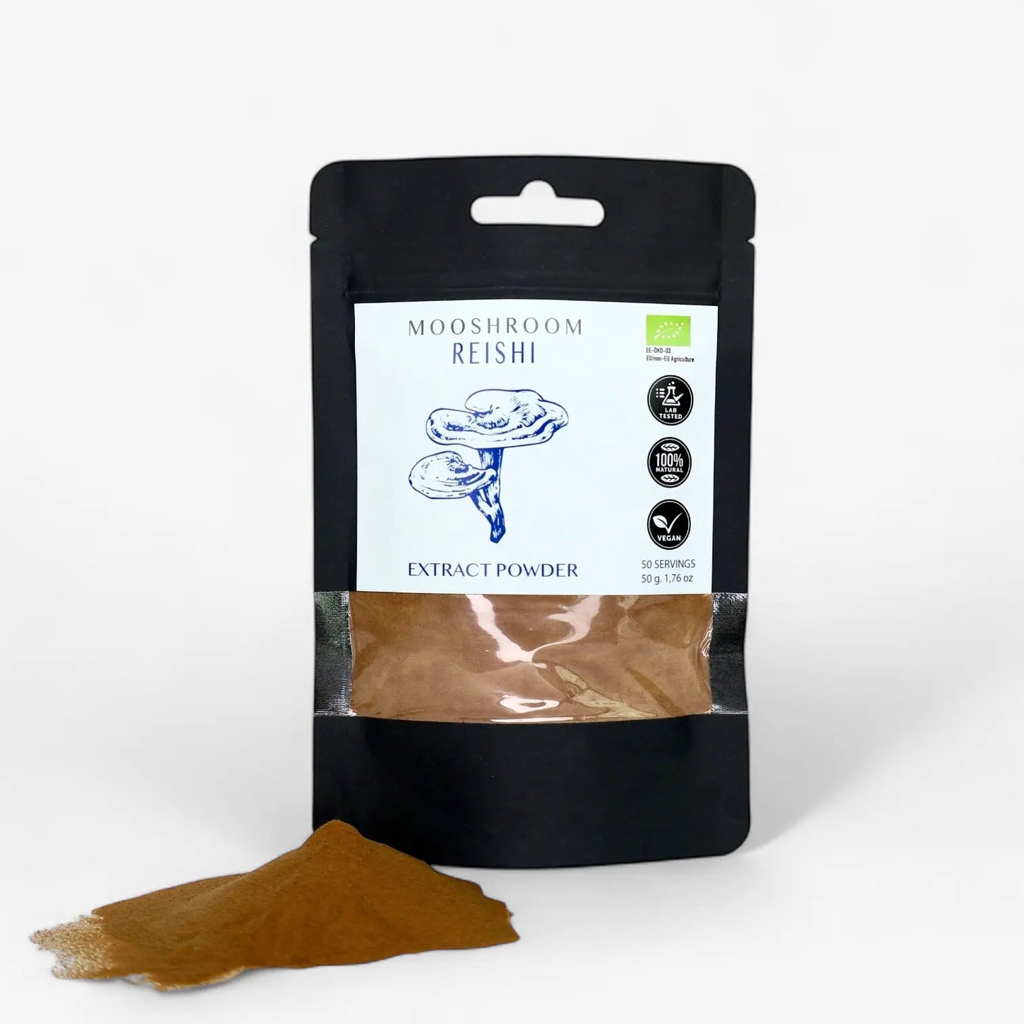 CALM Reishi pulver extrakt Min butik