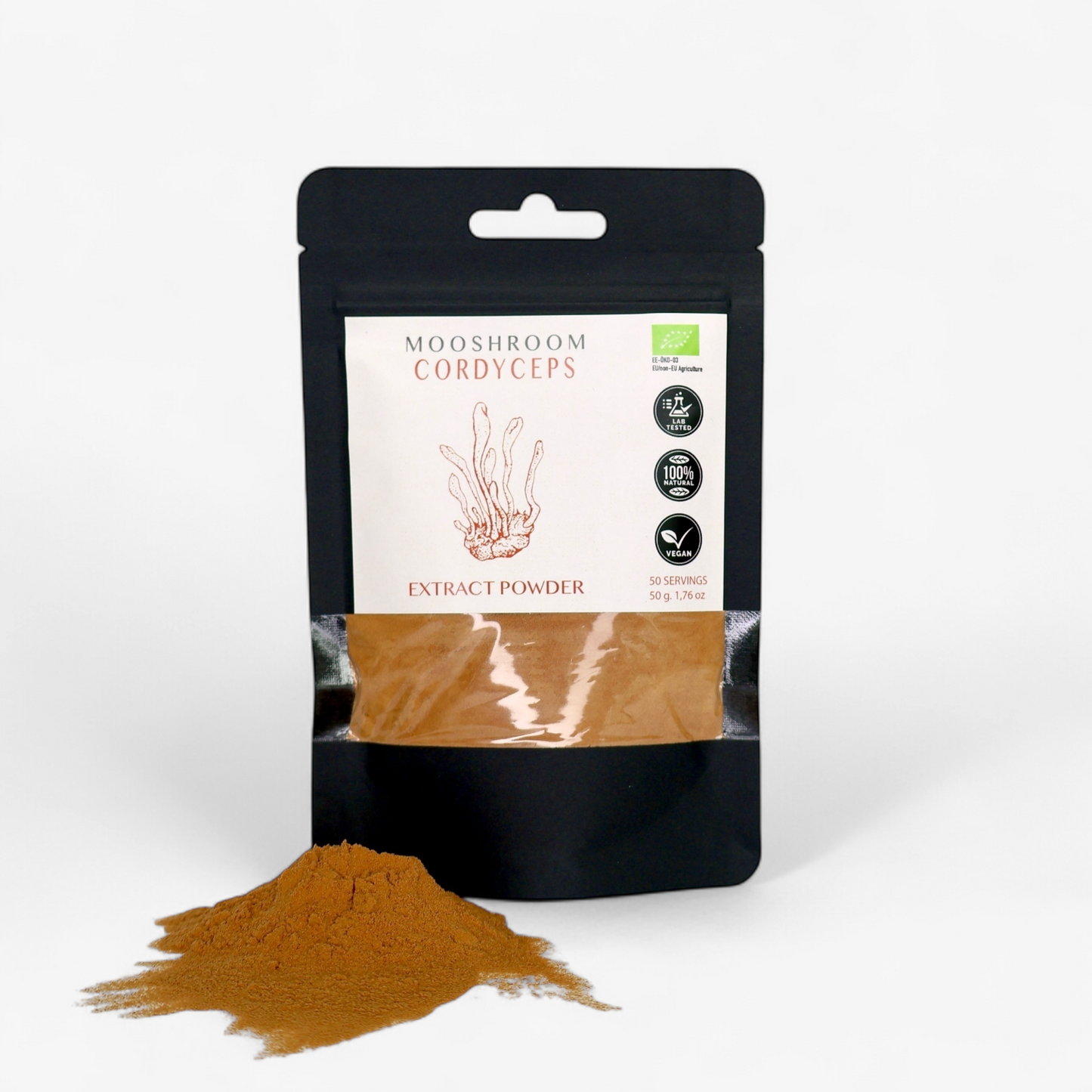 STAMINA Cordyceps pulver extrakt